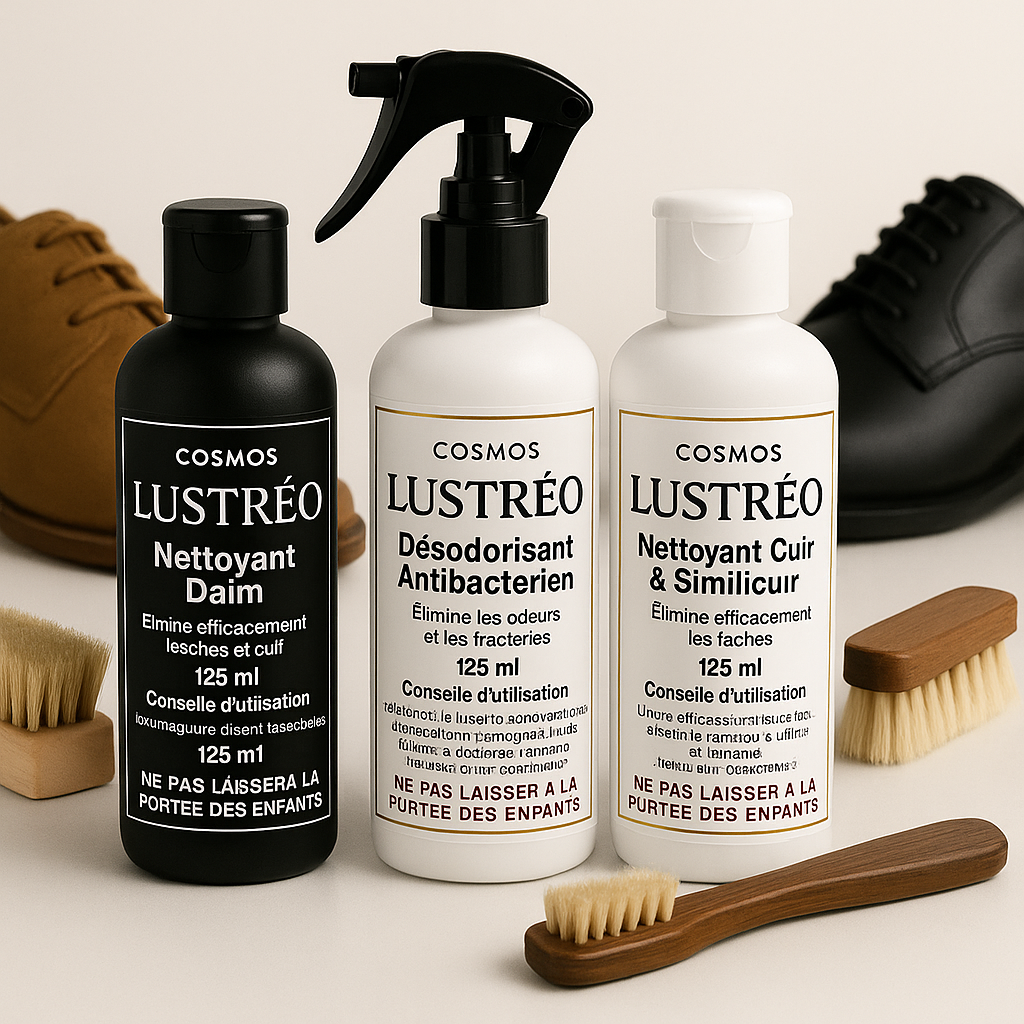 Kit Complet Entretien chassure LUSTREO 3en1