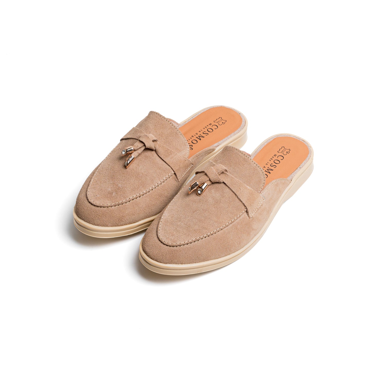 Estiva Marron Nubuck Cuir Véritable