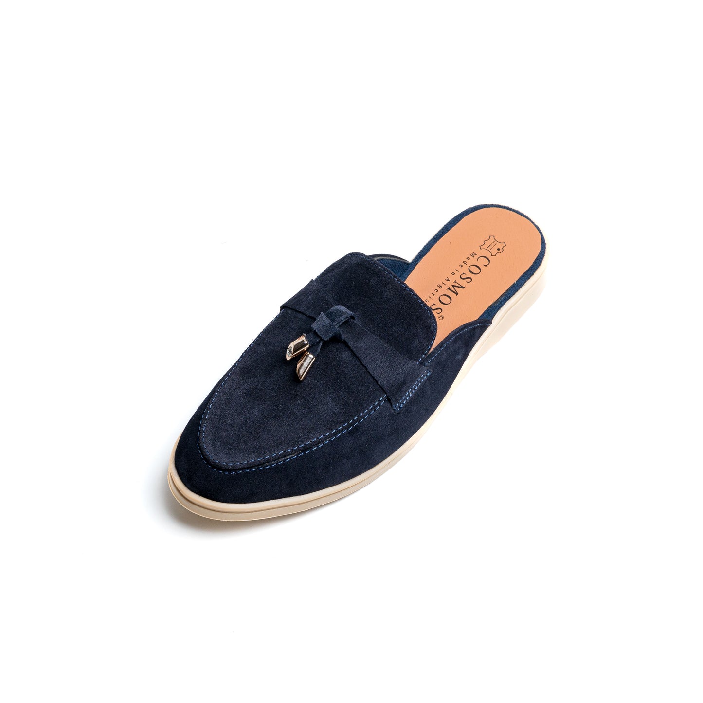 Estiva Bleu Rois Cuir Véritable