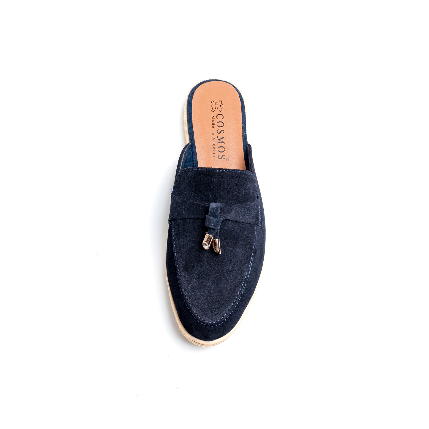 Estiva Bleu Rois Cuir Véritable