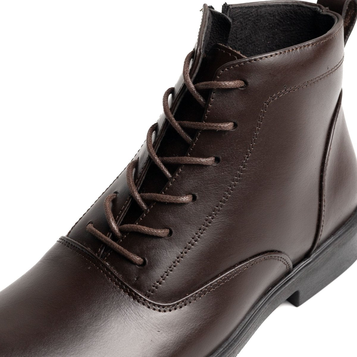 Boots Derby Marron | Le cuir brut pour ceux qui marchent dans la boue avec classe | - Cosmos - Algerie