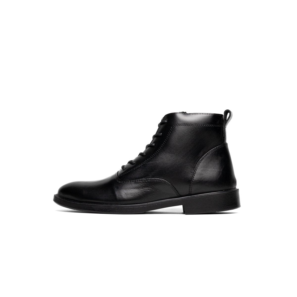Boots Derby Noir | Le cuir brut pour ceux qui marchent dans la boue avec classe | - Cosmos - Algerie