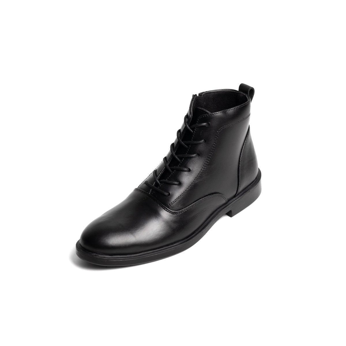 Boots Derby Noir | Le cuir brut pour ceux qui marchent dans la boue avec classe | - Cosmos - Algerie