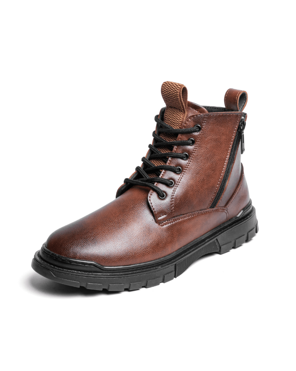 Boots V3 Marron— Solidité, style & audace - Cosmos - Algerie