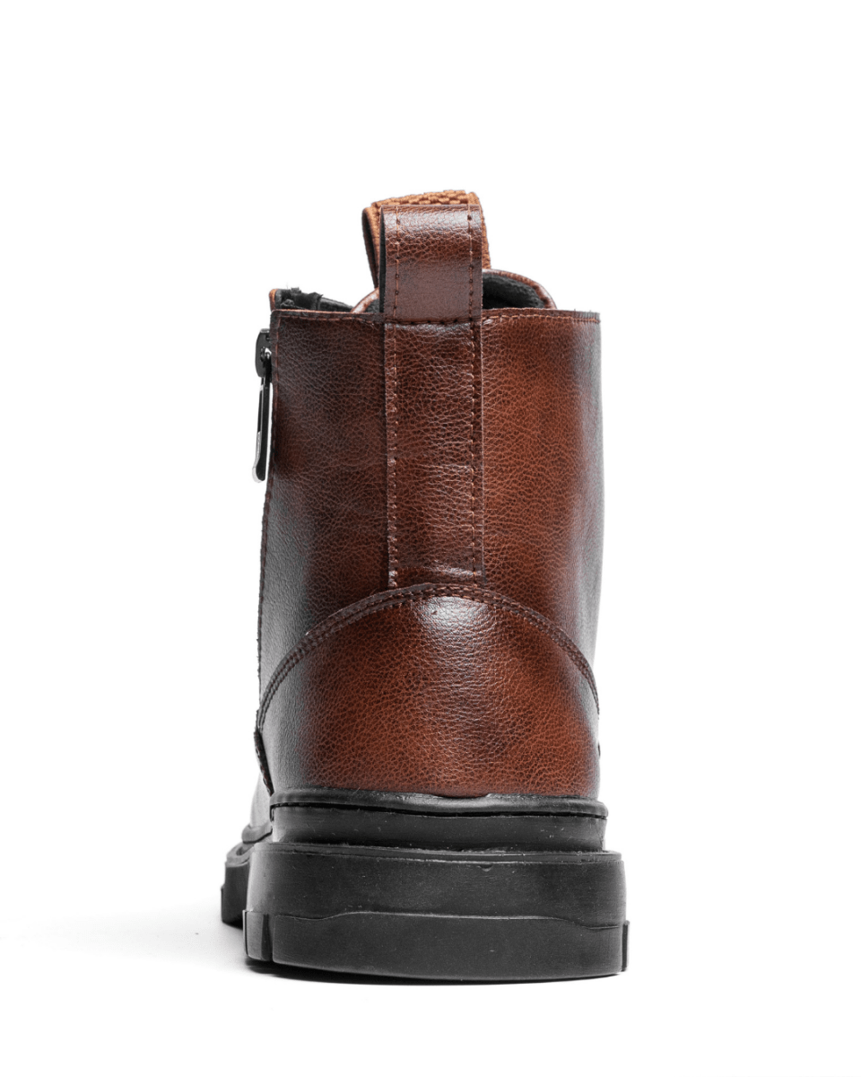Boots V3 Marron— Solidité, style & audace - Cosmos - Algerie