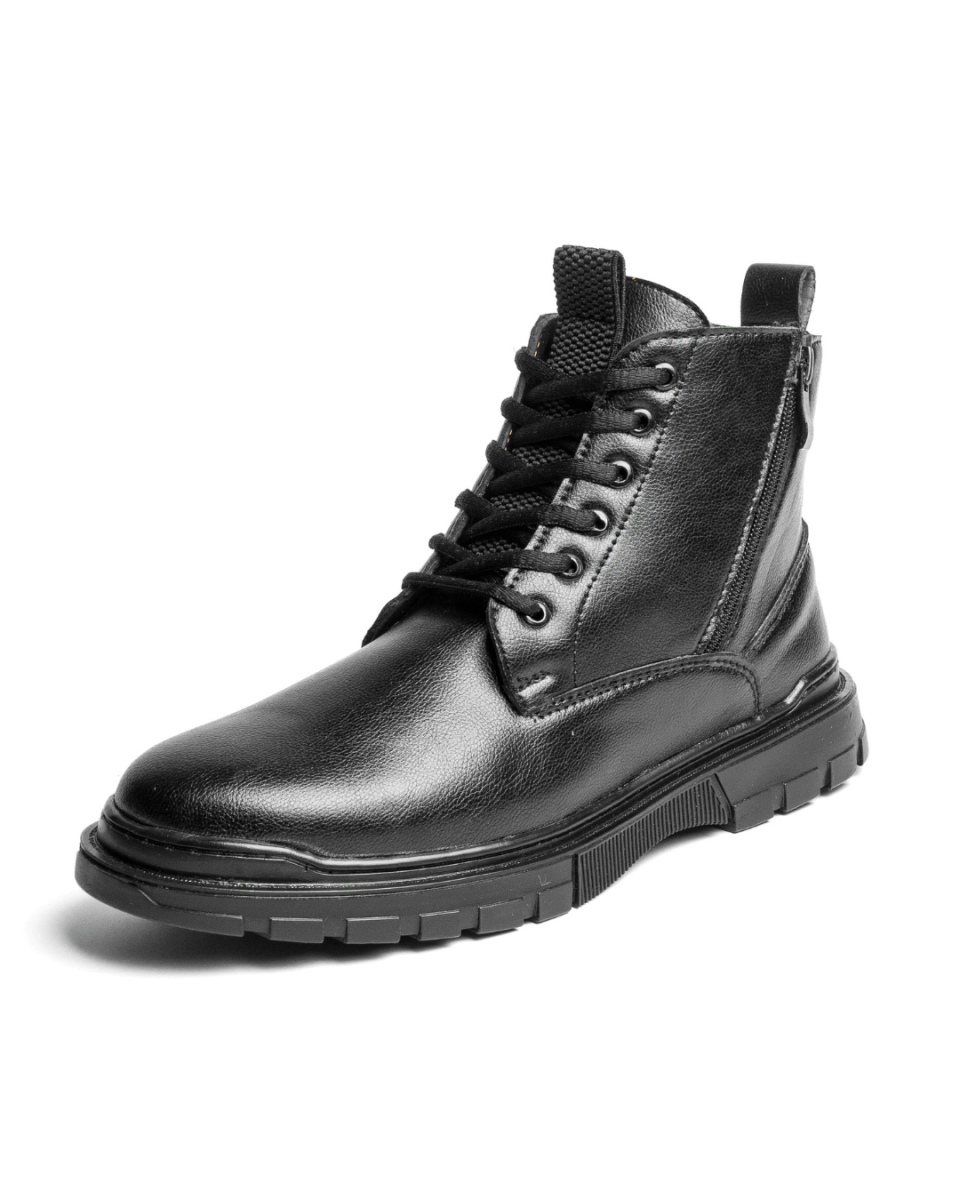 Boots V3 Noire — Solidité, style & audace - Cosmos - Algerie