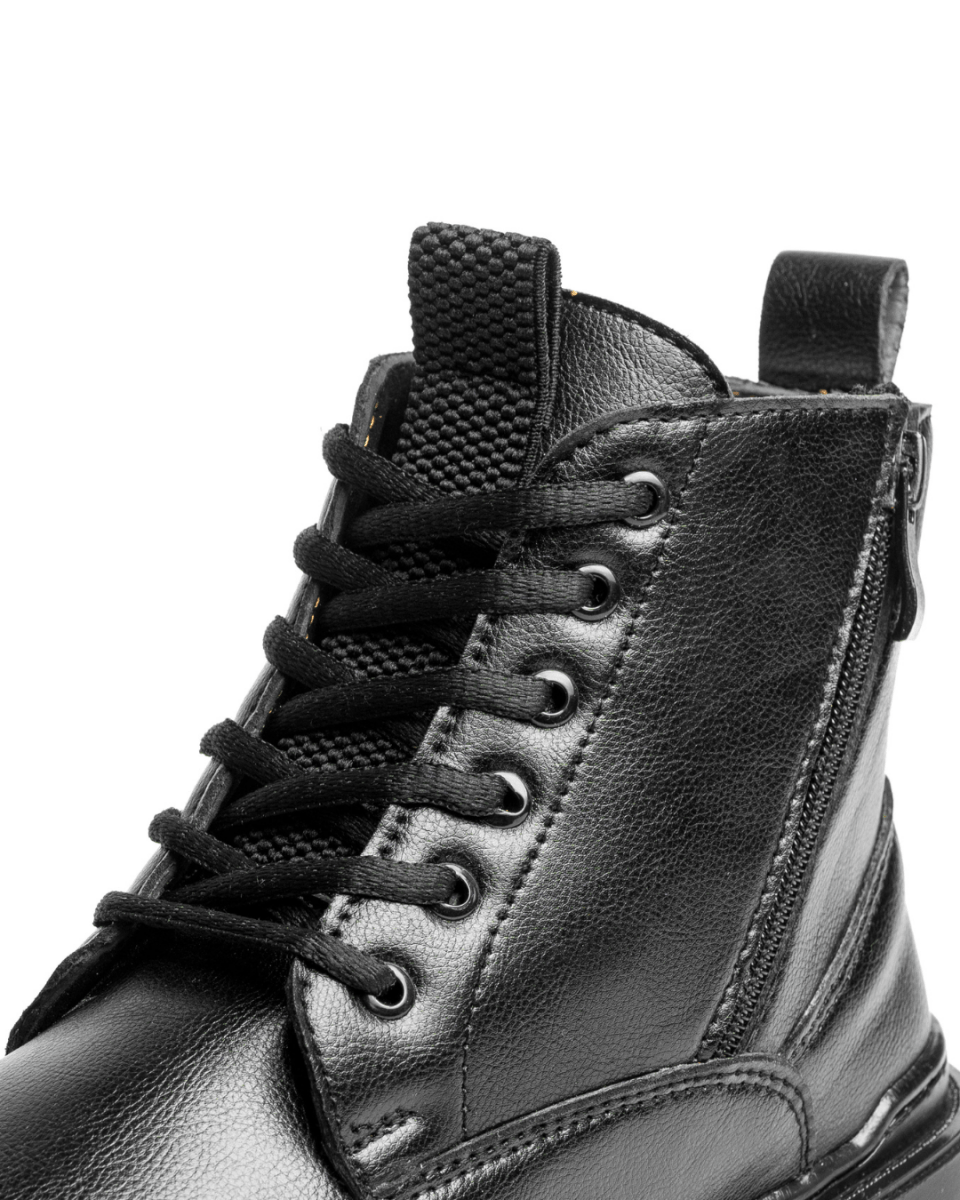 Boots V3 Noire — Solidité, style & audace - Cosmos - Algerie