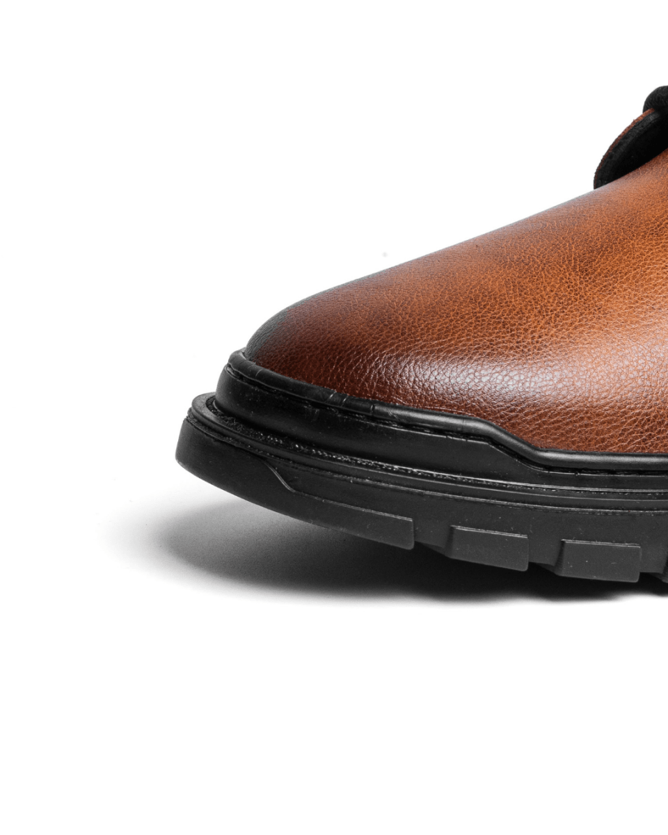 Boots V3 Tabac— Solidité, style & audace - Cosmos - Algerie