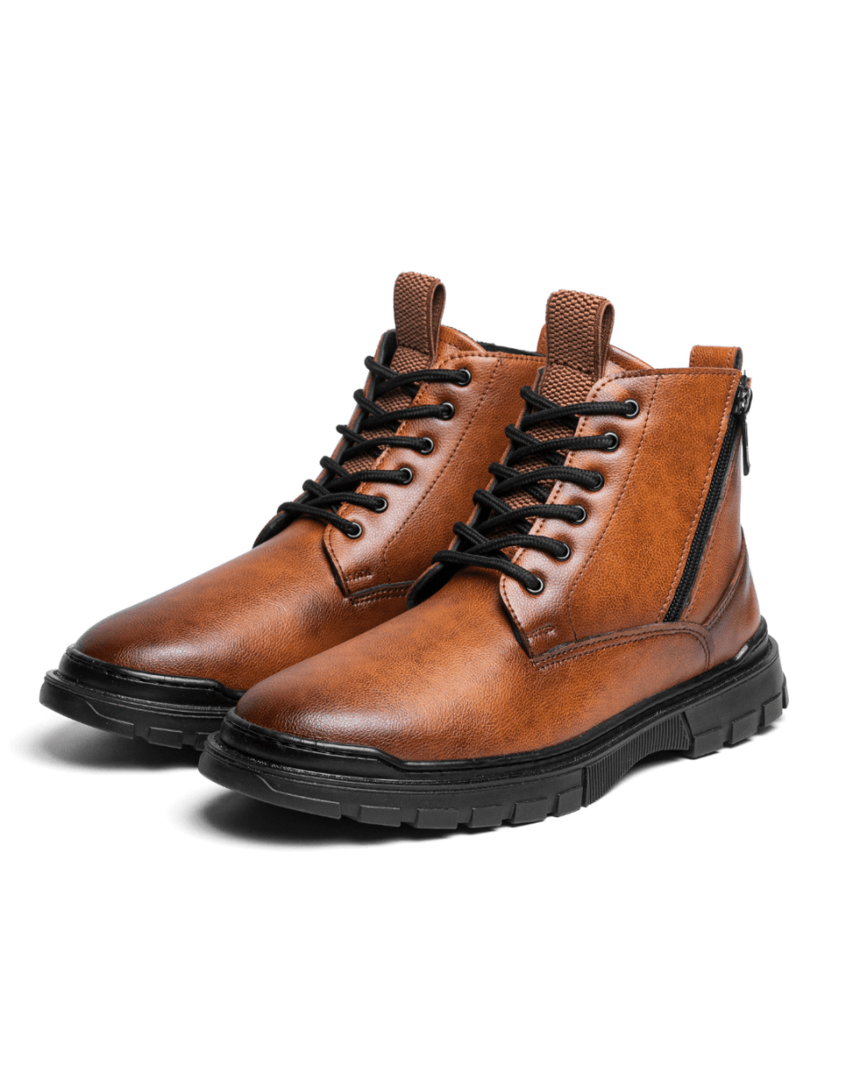 Boots V3 Tabac— Solidité, style & audace - Cosmos - Algerie