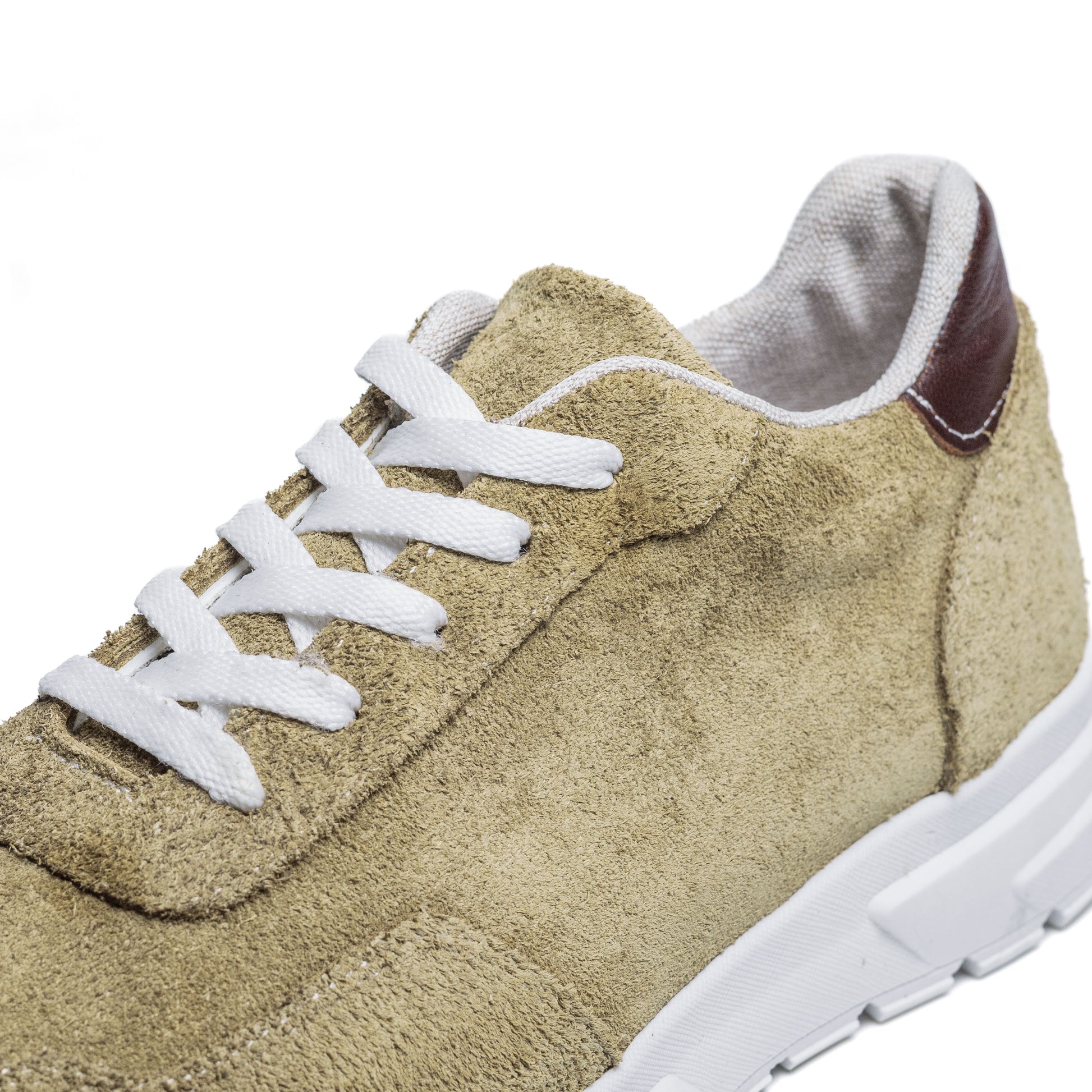 New era Vert Kaki - Cuir Véritable (Nubuck)