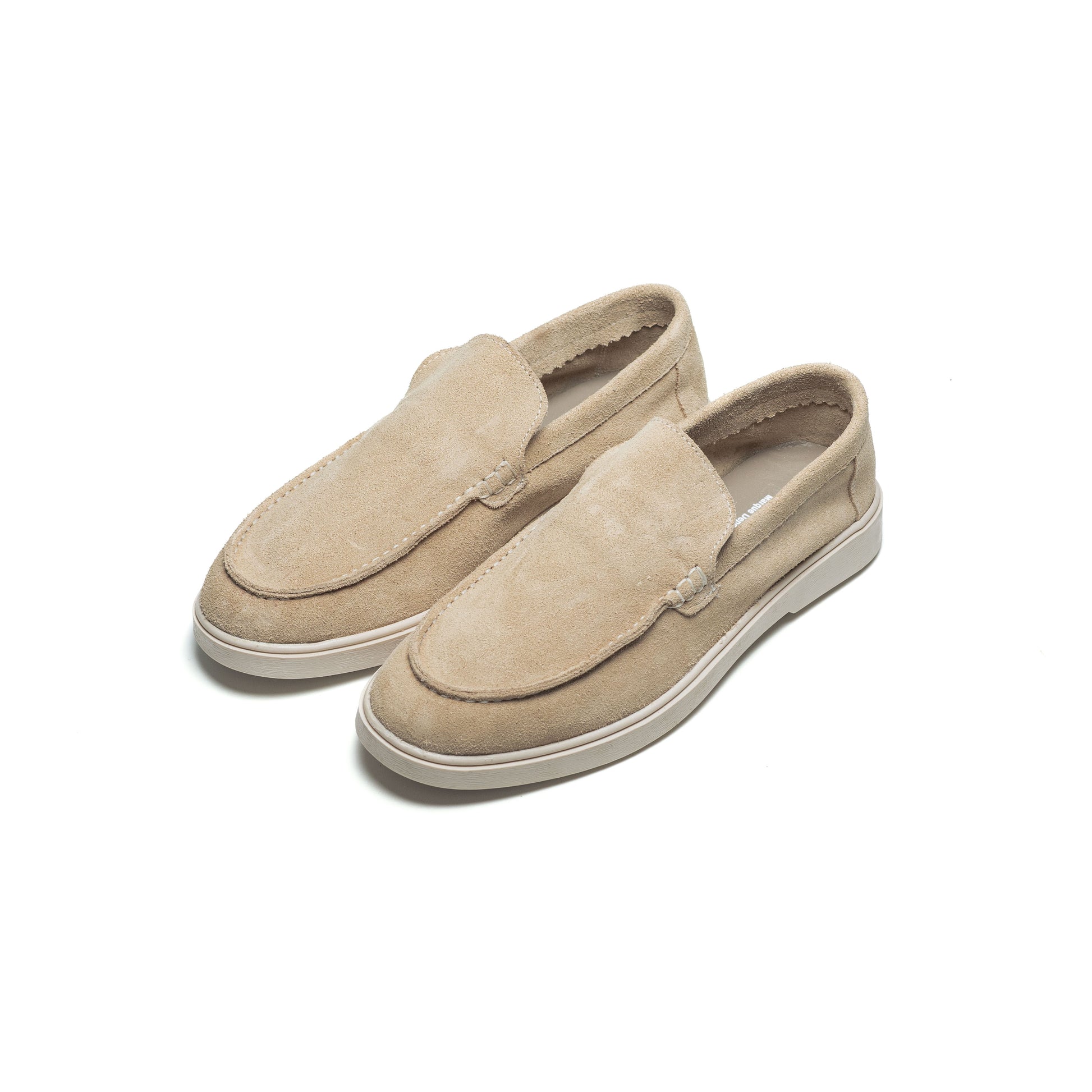 Cosmos Alviero Beige Écru  - Véritable Daim