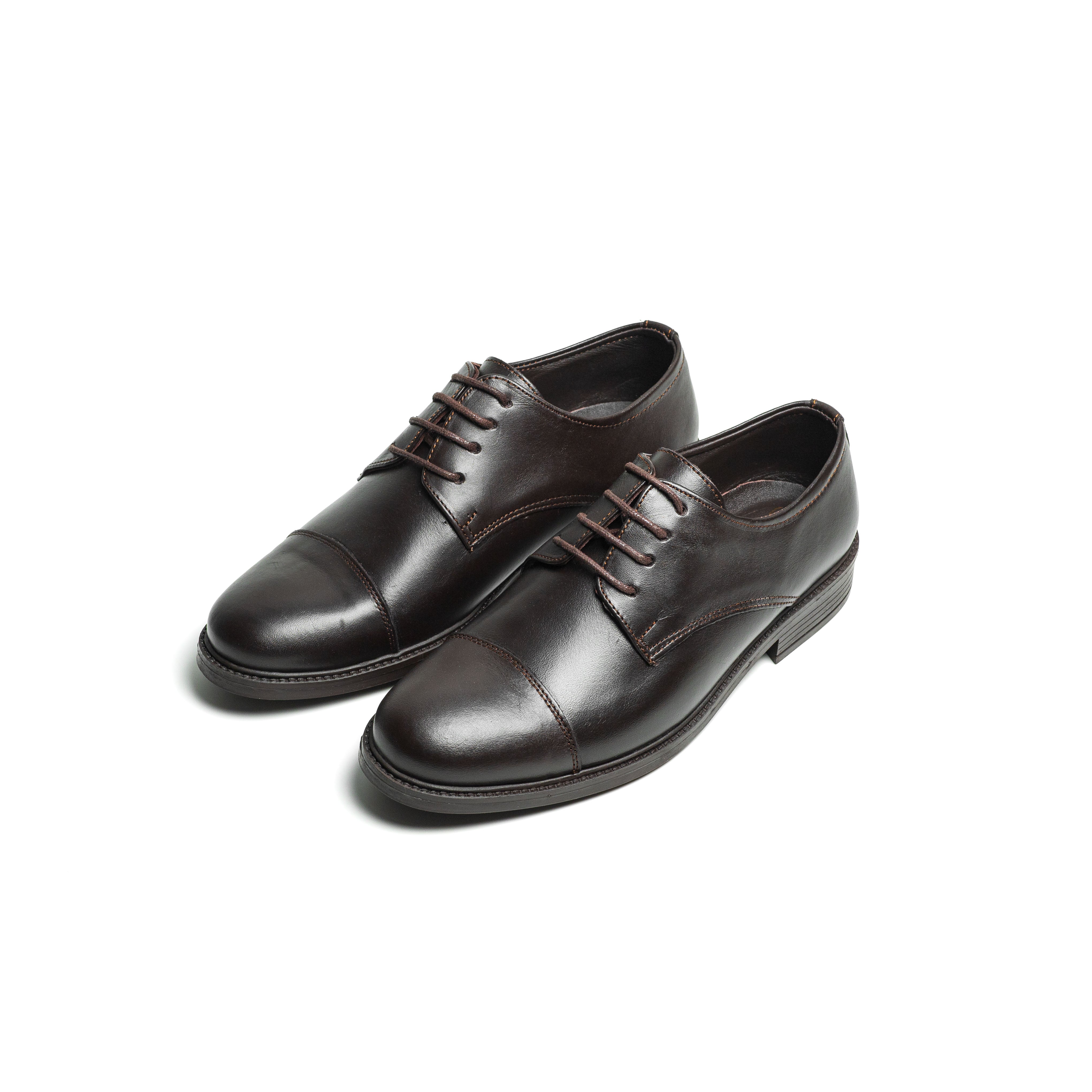 Image of Vendome  Marron - Cuir véritable (Richelieu)