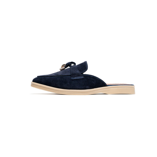 Estiva Bleu Rois Cuir Véritable