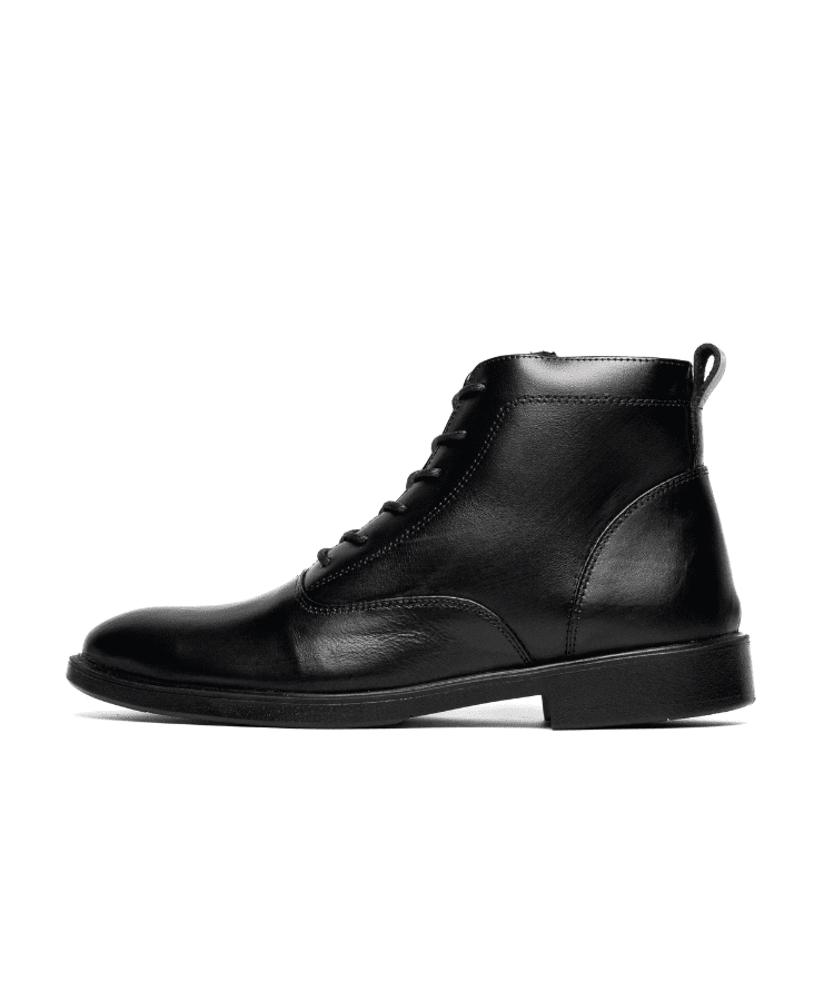 Image of Boots Derby | Cuir noir - Cosmos - Algerie