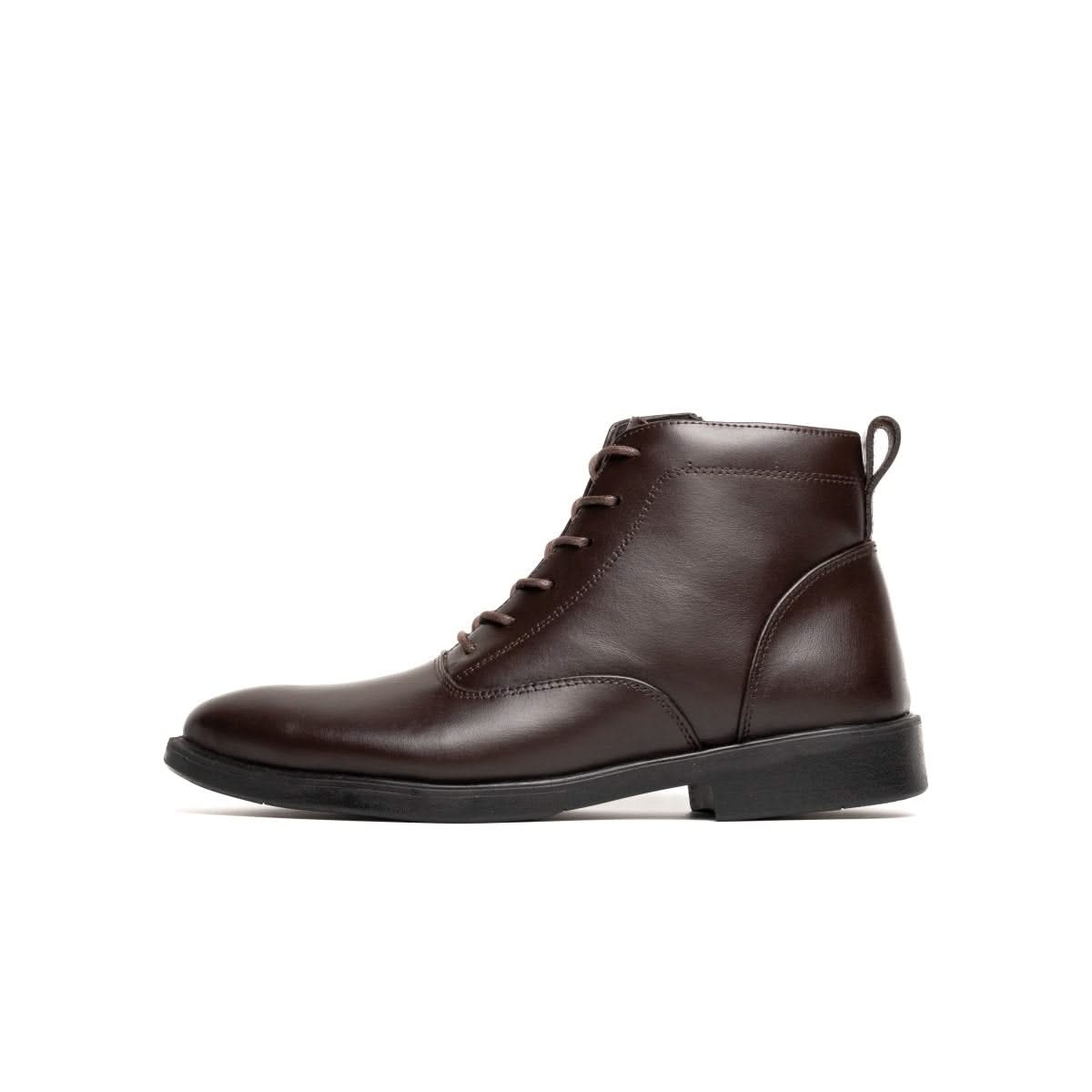 Image of Boots Derby Marron | Le cuir brut pour ceux qui marchent dans la boue avec classe | - Cosmos - Algerie