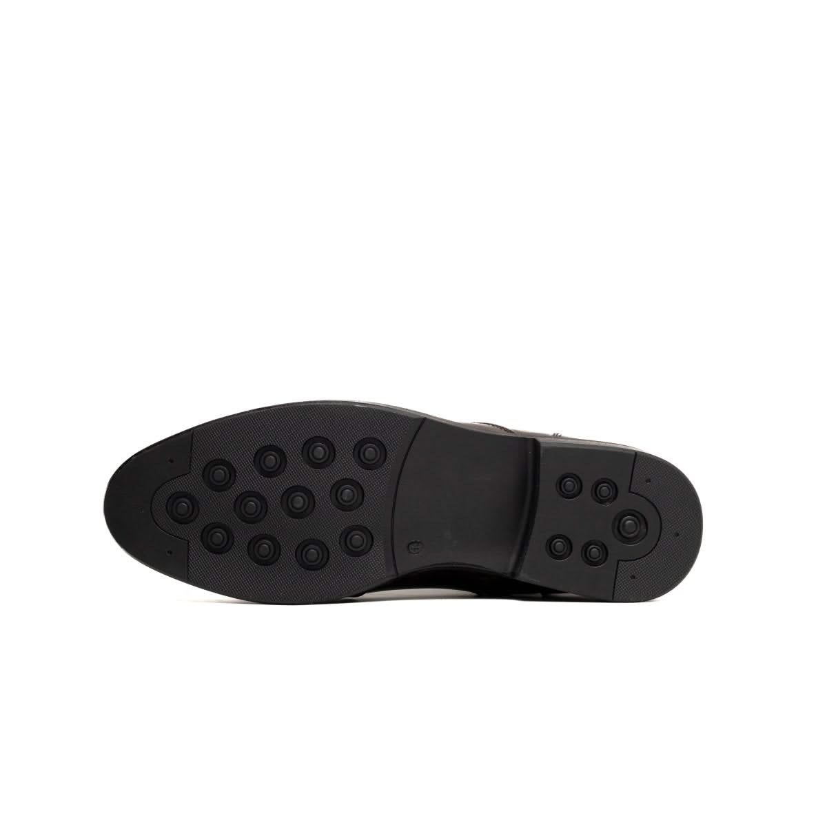 Image of Boots Derby Marron | Le cuir brut pour ceux qui marchent dans la boue avec classe | - Cosmos - Algerie