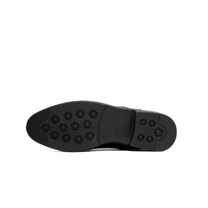 Boots Derby Noir | Le cuir brut pour ceux qui marchent dans la boue avec classe | - Cosmos - Algerie