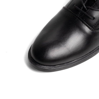Boots Derby Noir | Le cuir brut pour ceux qui marchent dans la boue avec classe | - Cosmos - Algerie