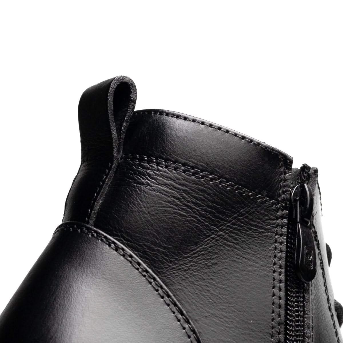 Image of حذاء ديربي أسود | جلد خام لأولئك الذين يسيرون عبر الوحل بأناقة | - الكون - الجزائر