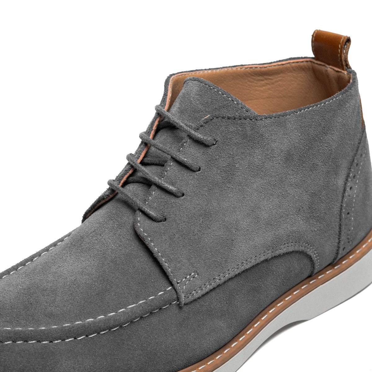Image of Camden Boots Gris (Cuir) - Cosmos-Algerie