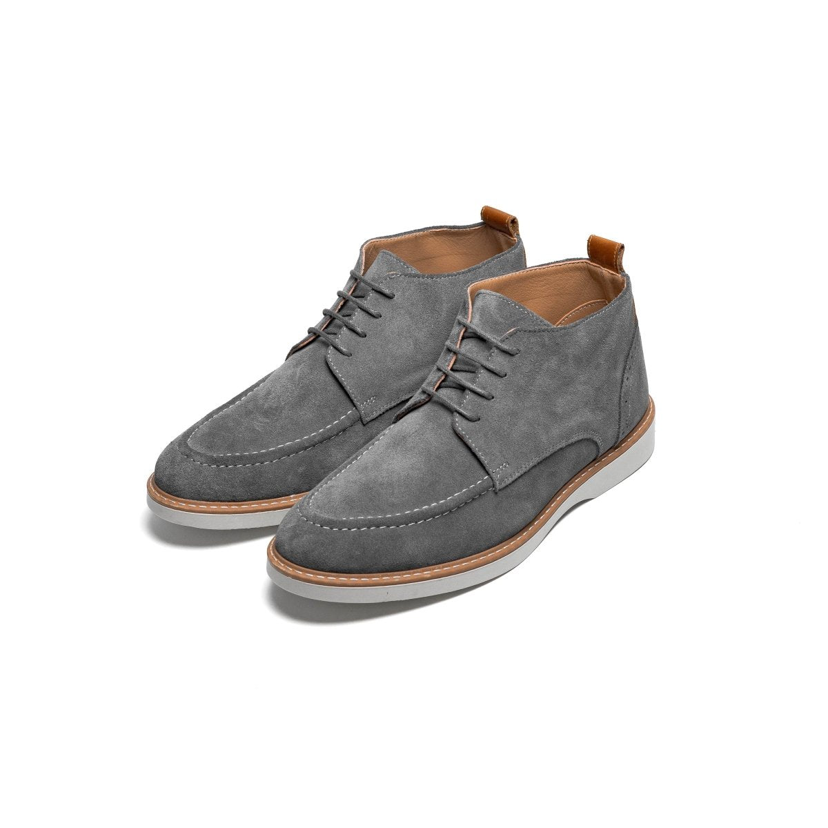 Image of Camden Boots Gris (Cuir) - Cosmos-Algerie