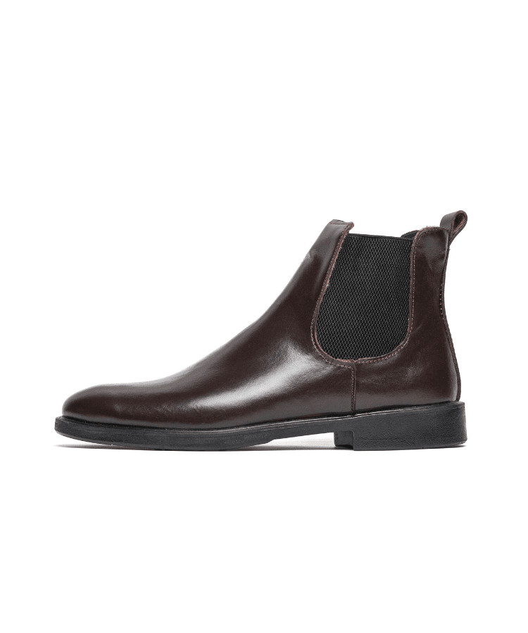 Image of Chelsea Boots - Cuir véritable Marron - Cosmos - Algerie