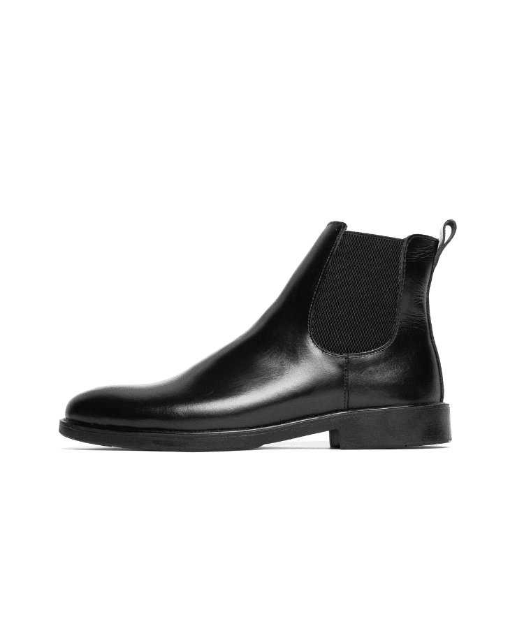Image of Chelsea Boots – Cuir véritable Noire - Cosmos - Algerie