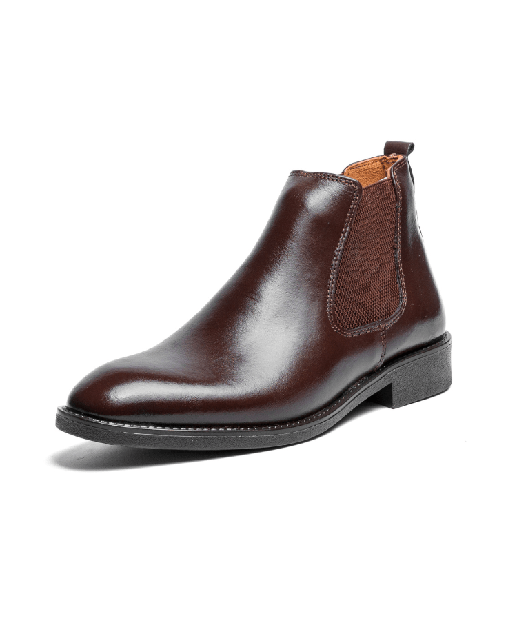 Chelsea Boots Marron - Cuir véritable - Cosmos - Algerie