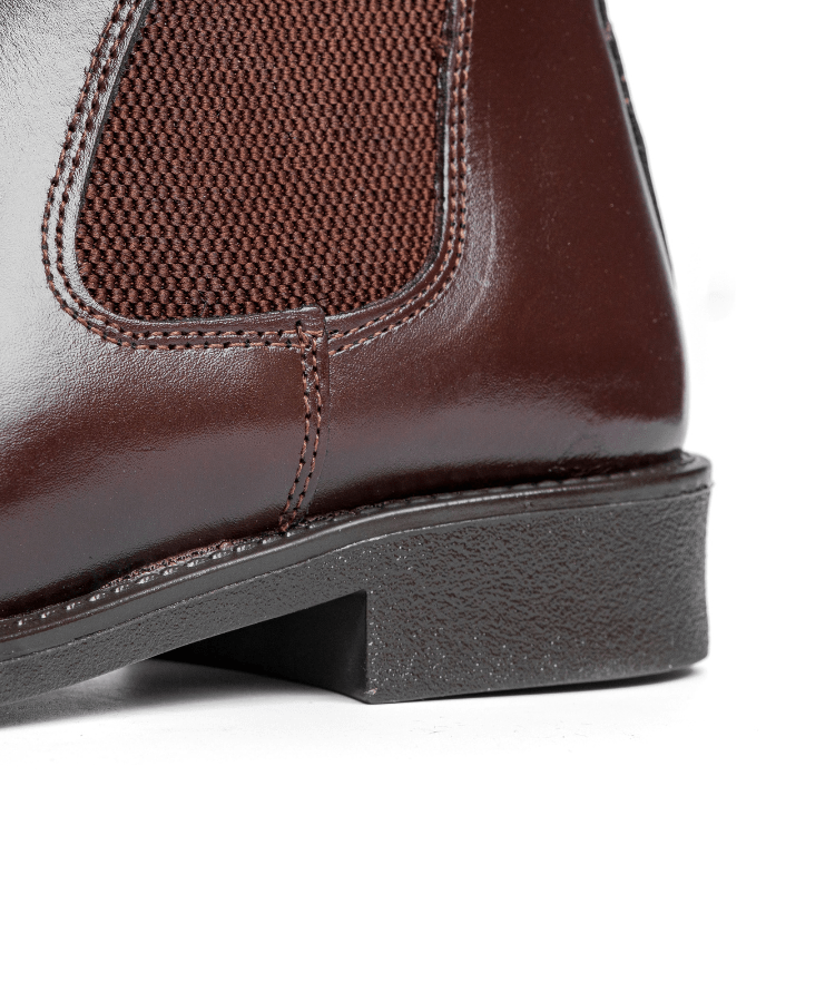 Chelsea Boots Marron - Cuir véritable - Cosmos - Algerie