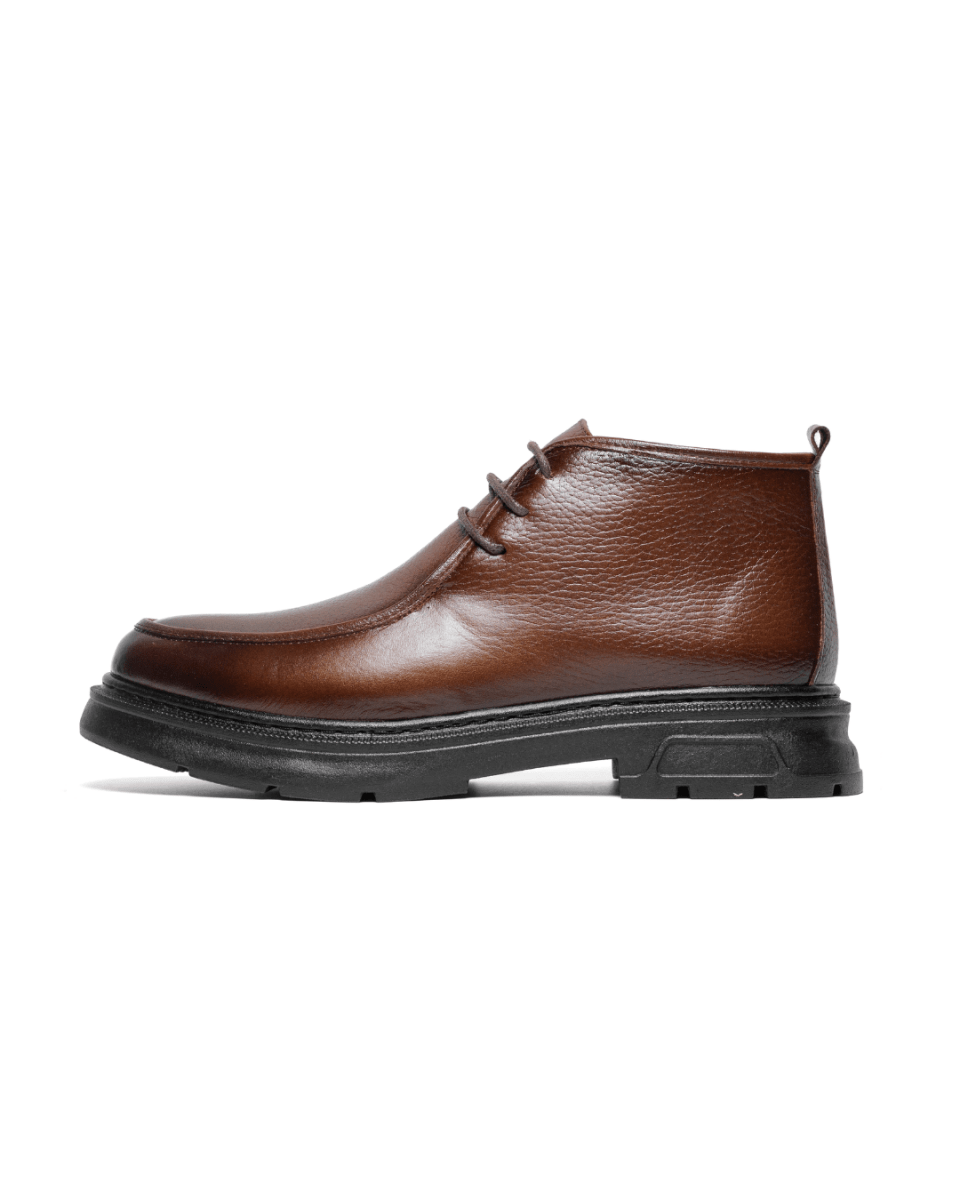 Image of Chester Marron Retro - Cuir de vachette - Cosmos-Algerie