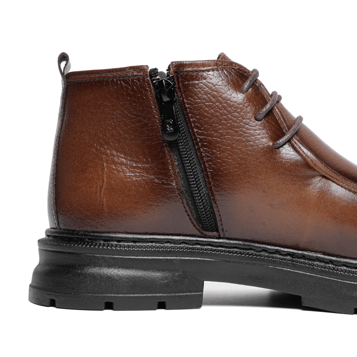 Image of Chester Marron Retro - Cuir de vachette - Cosmos-Algerie