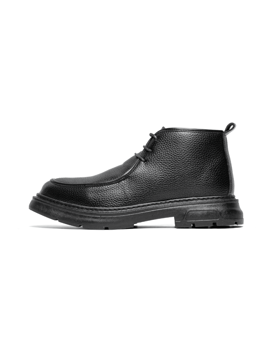 Image of Chester Noir Carbone - Cuir de vachette - Cosmos-Algerie