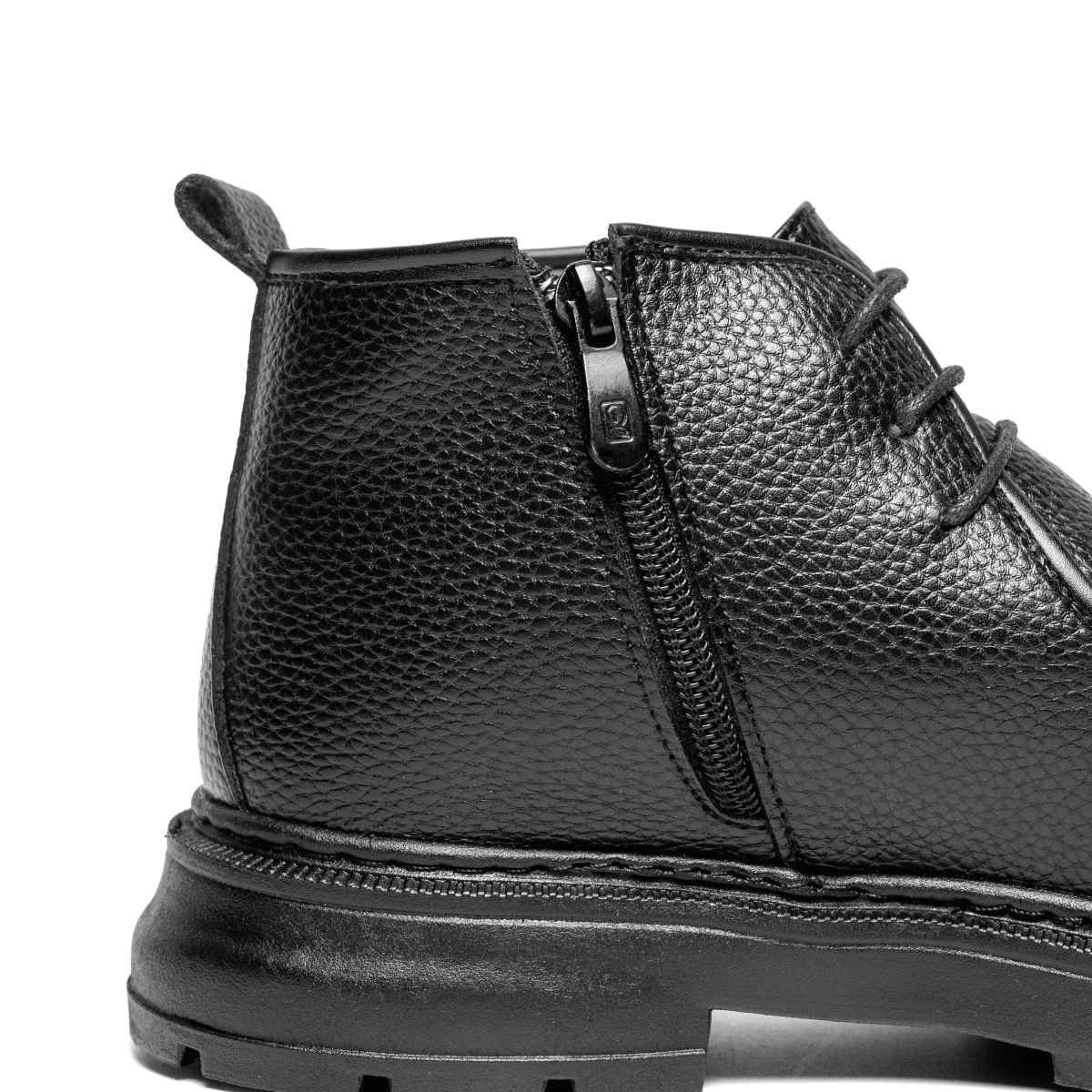 Image of Chester Noir Carbone - Cuir de vachette - Cosmos-Algerie