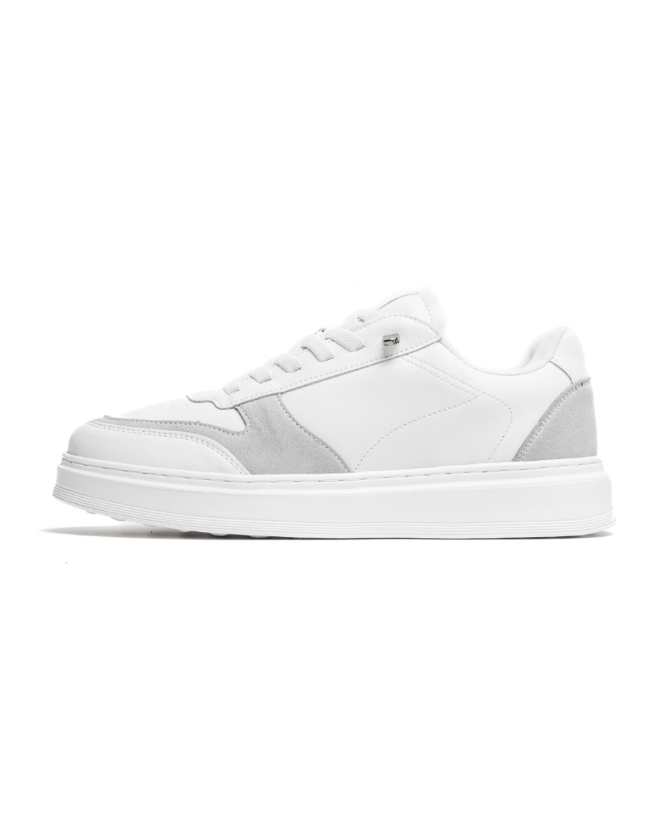 Image of COSMOS PREMIUM 3.0 |White|— الحذاء الرياضي الجلدي الذي يرتقي بحياتك اليومية - كوزموس - الجزائر