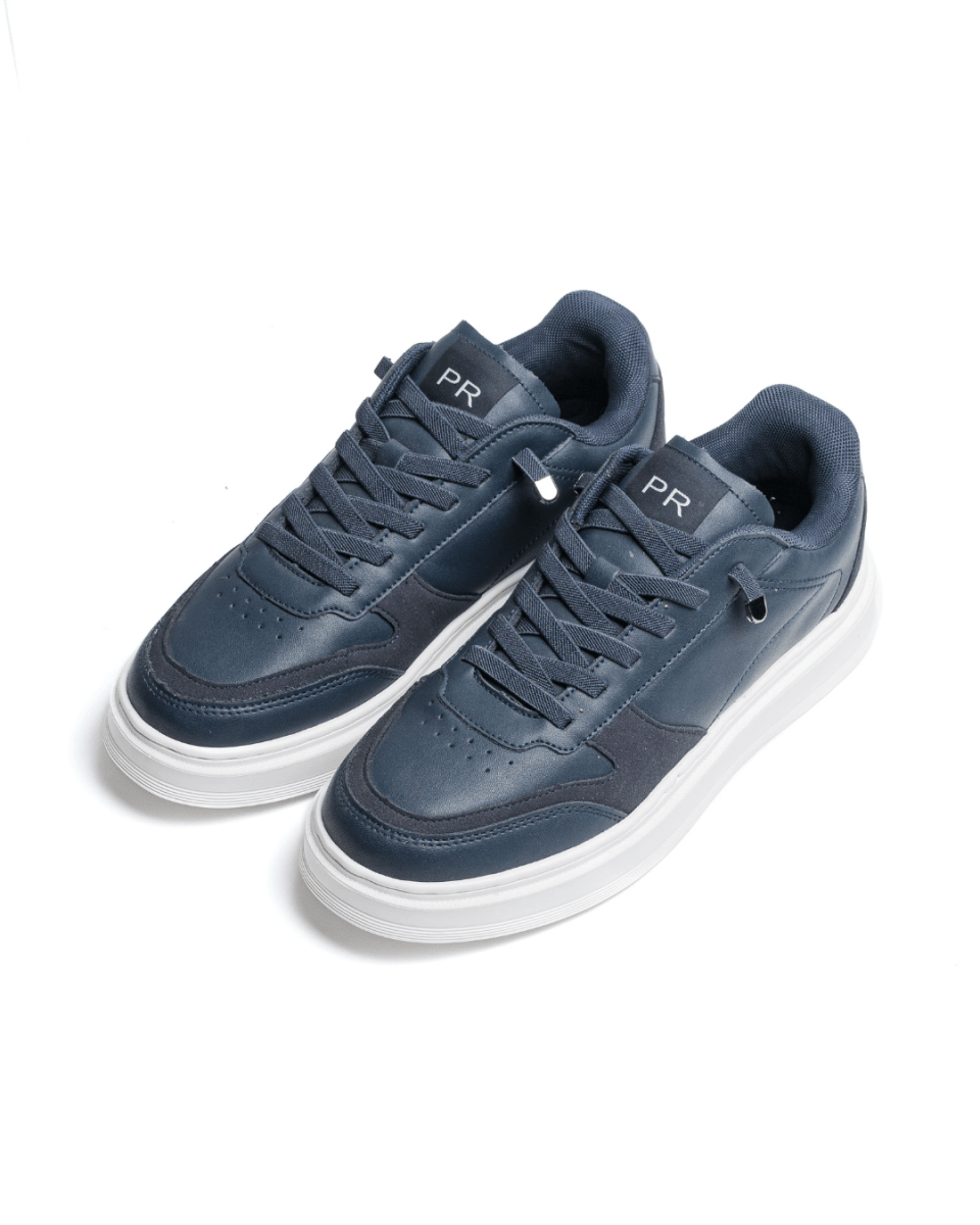 Image of COSMOS PREMIUM 3.0 |BLEU|— La basket en cuir qui élève votre quotidien - Cosmos - Algerie