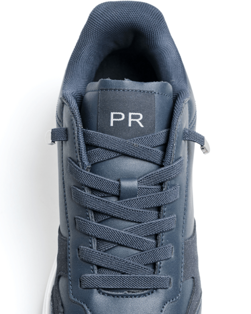 Image of COSMOS PREMIUM 3.0 |BLEU|— La basket en cuir qui élève votre quotidien - Cosmos - Algerie