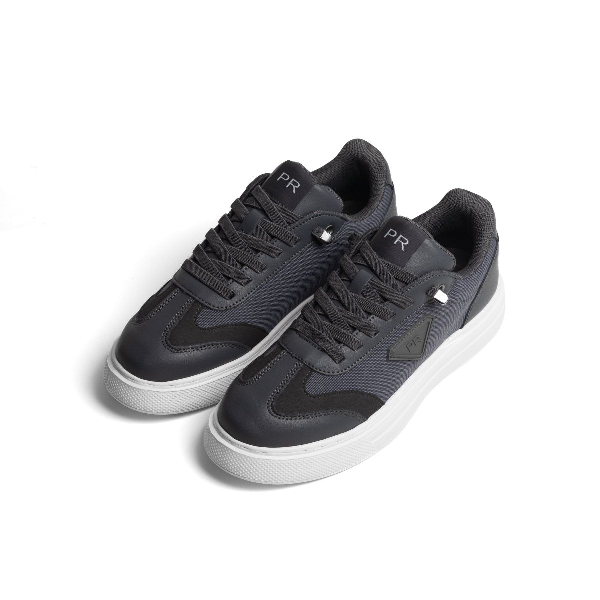 Image of Delta premium Gris - Tissu + Cuir véritable - Cosmos - Algerie