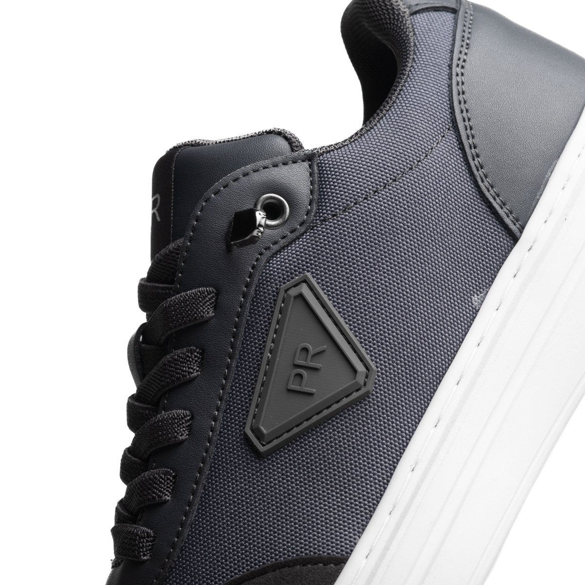 Image of Delta premium Gris - Tissu + Cuir véritable - Cosmos - Algerie