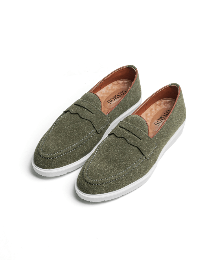 Image of Loafers Napoli Vert Olive (Old Money) - Cosmos - Algerie