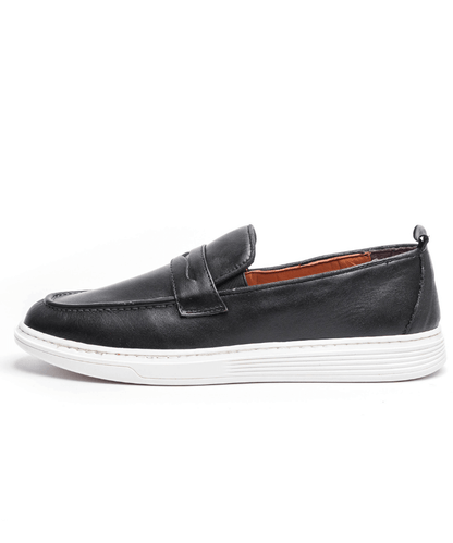 Mocassin Horizon Noir (Cuir Véritable) - Cosmos - Algerie