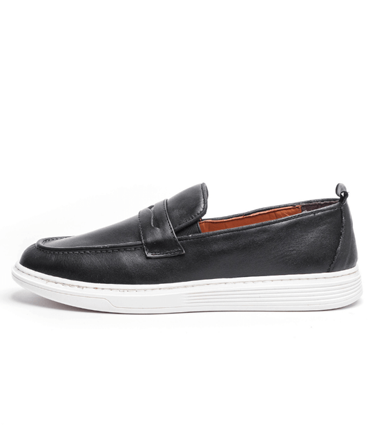 Mocassin Horizon Noir (Cuir Véritable) - Cosmos - Algerie