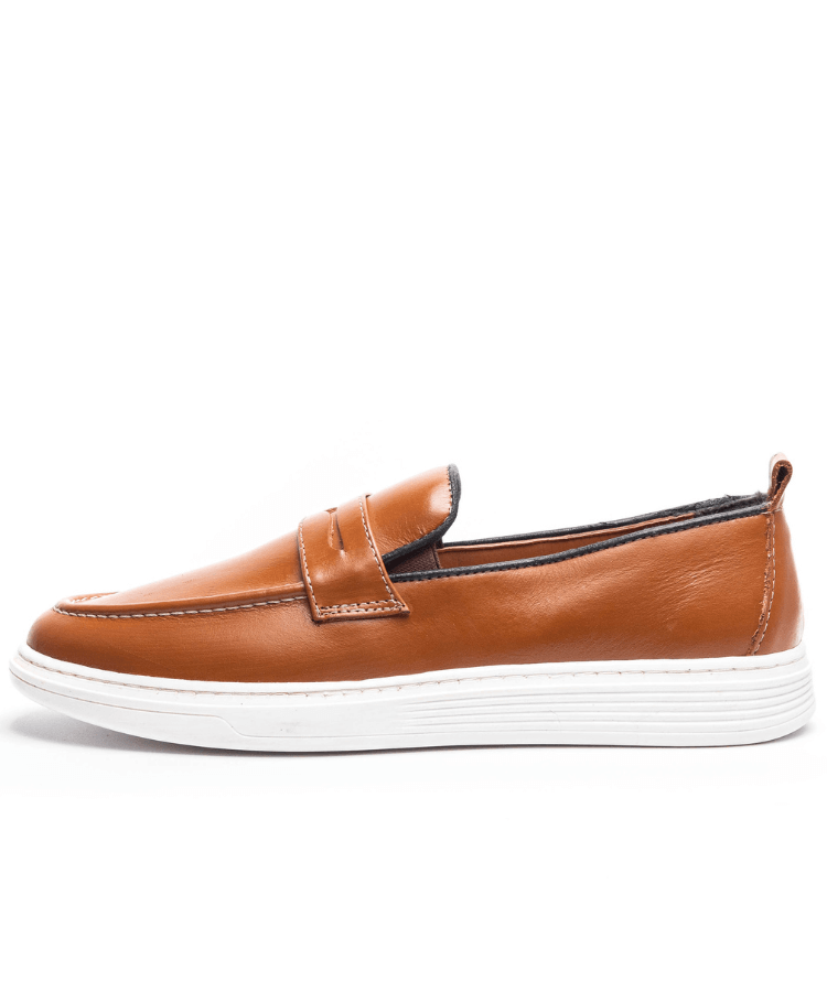 Image of Mocassin Horizon Tabac(Cuir Véritable) - Cosmos - Algerie