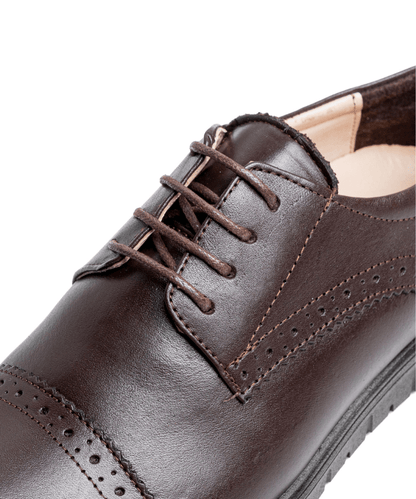 Oxford Fleuri Marron – Cuir - Cosmos - Algerie