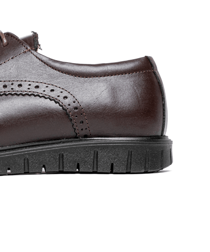 Oxford Fleuri Marron – Cuir - Cosmos - Algerie