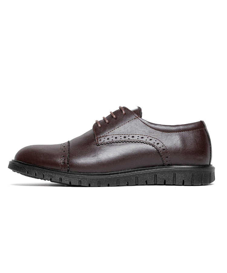 Oxford Fleuri Marron – Cuir - Cosmos - Algerie