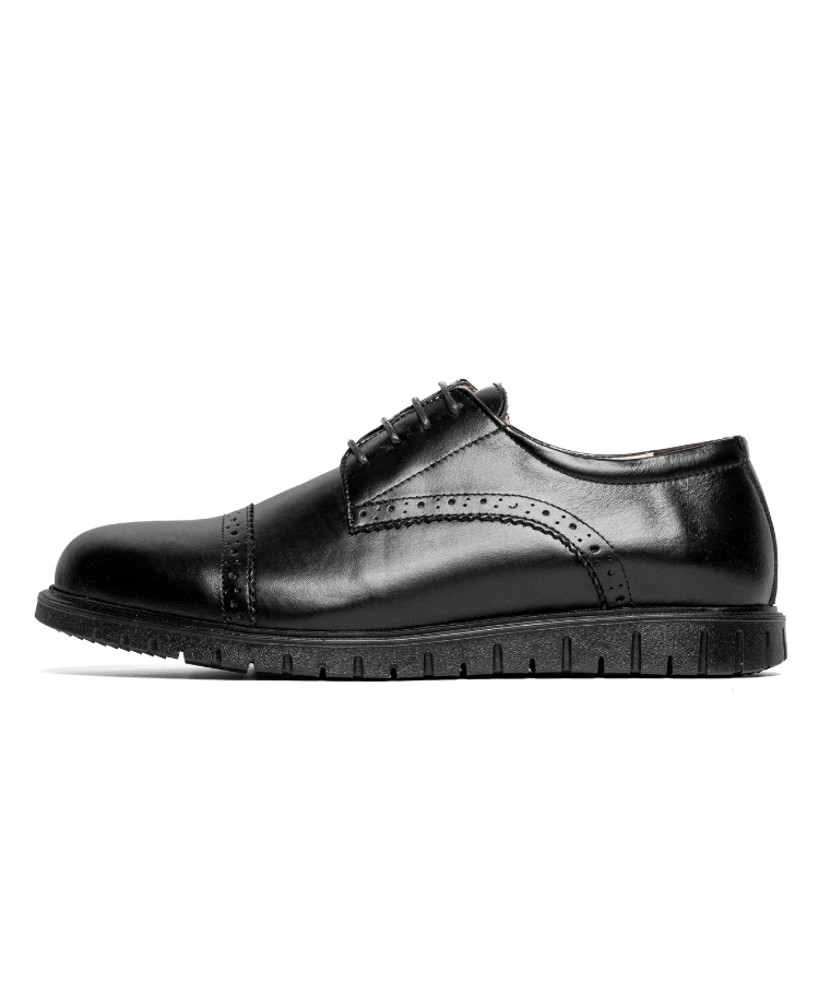 Oxford Fleuri Noir – Cuir - Cosmos - Algerie
