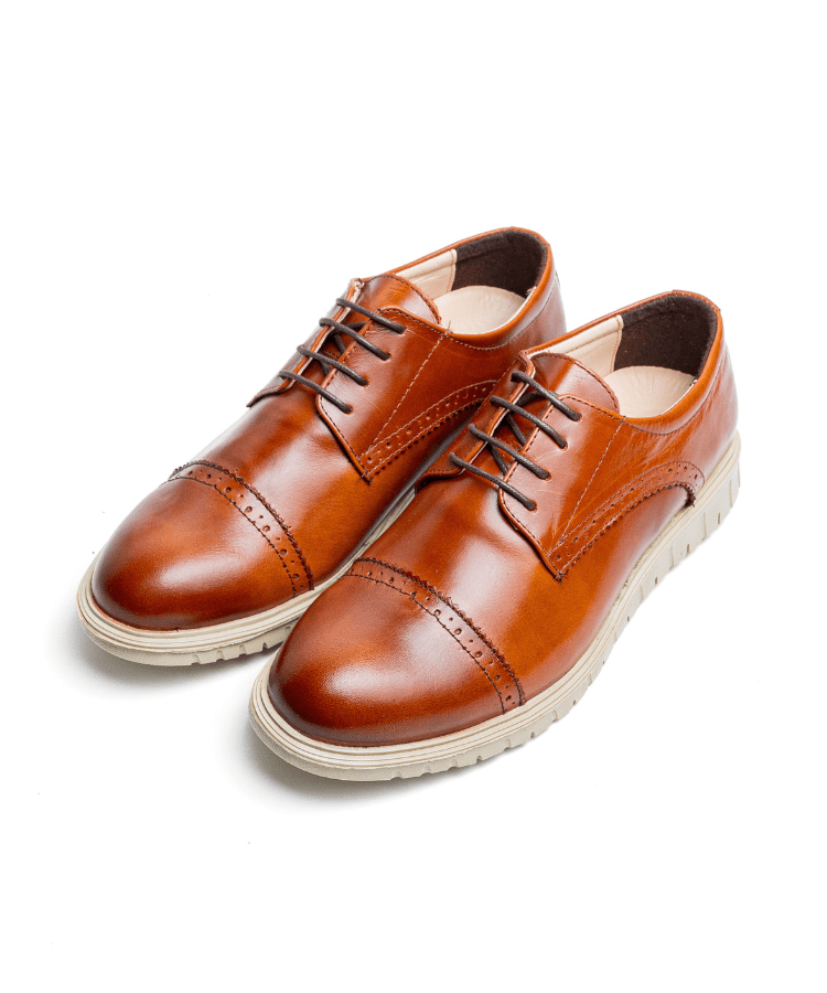 Oxford Fleuri Tabac – Cuir - Cosmos - Algerie