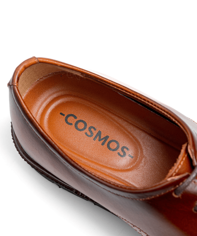 Richelieu Fleuri Marron – Cuir - Cosmos - Algerie