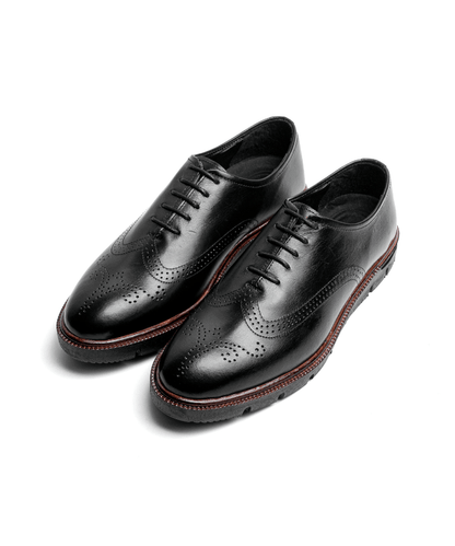 Richelieu Fleuri Marron – Cuir - Cosmos - Algerie